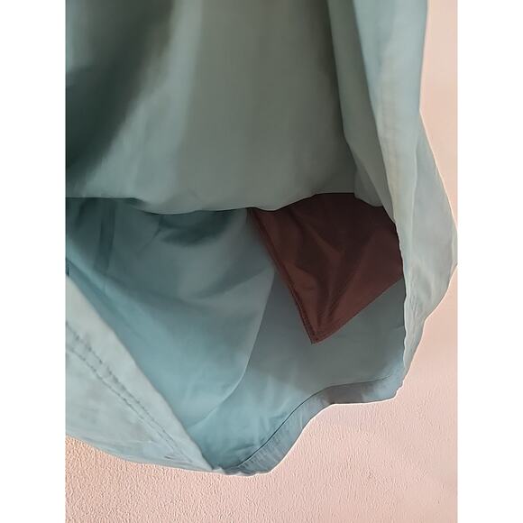 NWT! LL BEAN Supplex Nylon Skirt Black SZ Large Teal NEW! Tennis Hiking - Picture 7 of 7